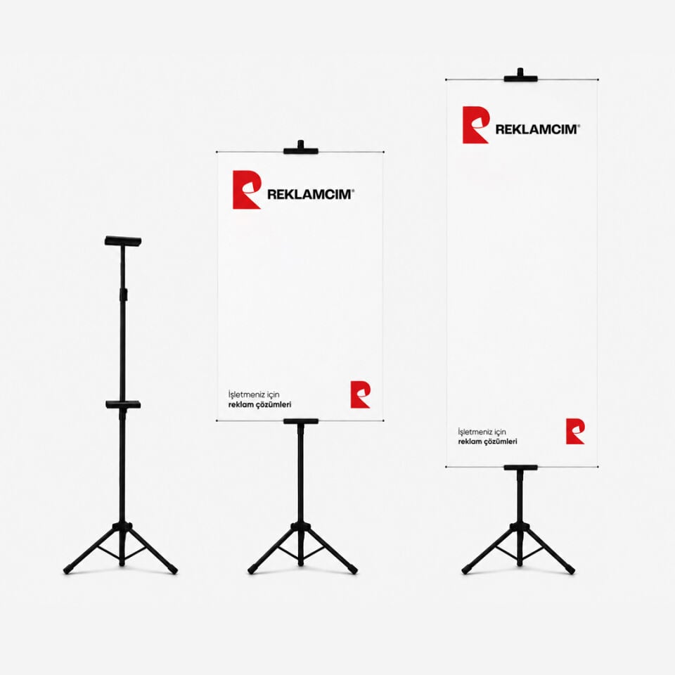 Teleskopik Tripod Banner