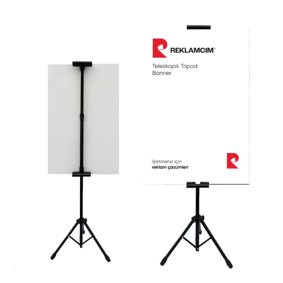 Teleskopik Tripod Banner