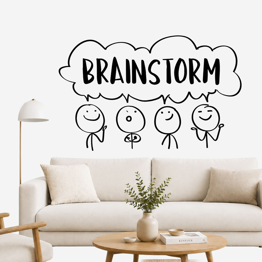 Brainstorm Ekip Çalışması Duvar Sticker