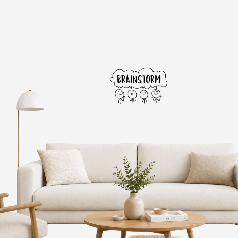 Brainstorm Ekip Çalışması Duvar Sticker
