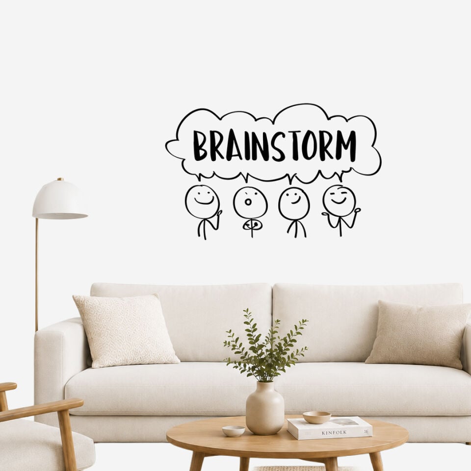 Brainstorm Ekip Çalışması Duvar Sticker