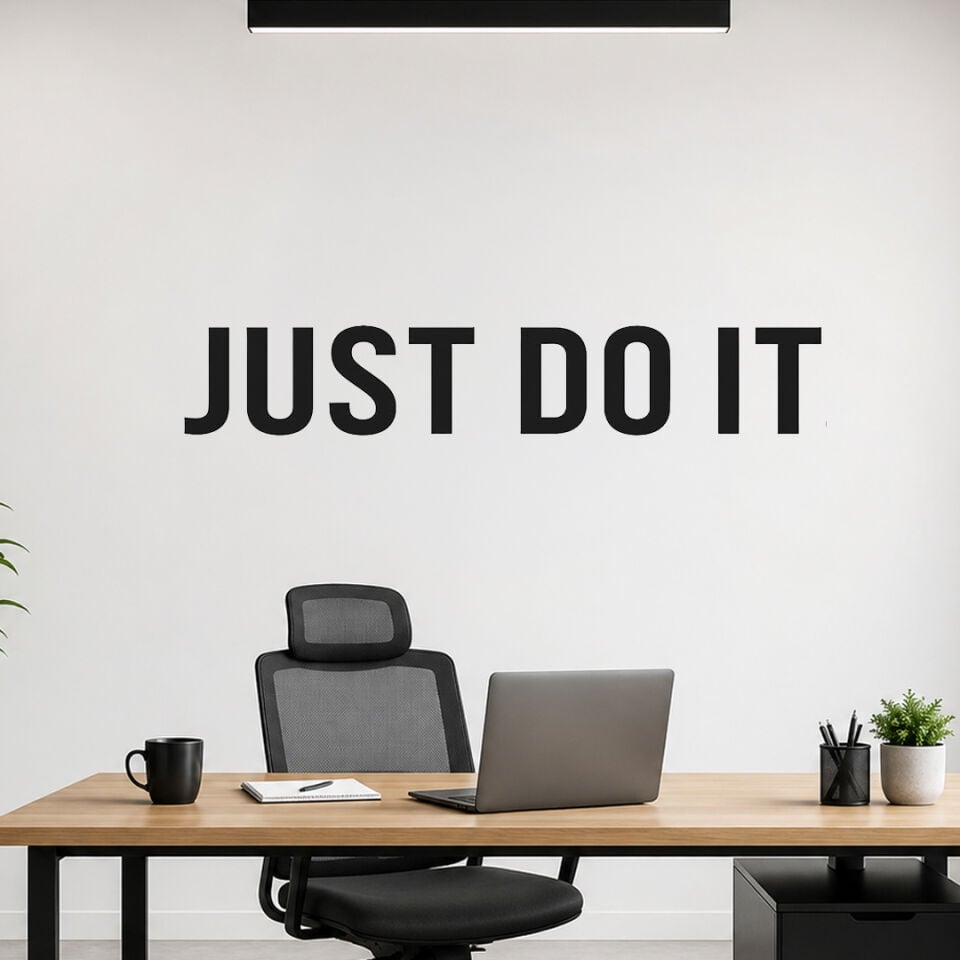 Just Do It Sadece Yap Motivasyon Duvar Sticker
