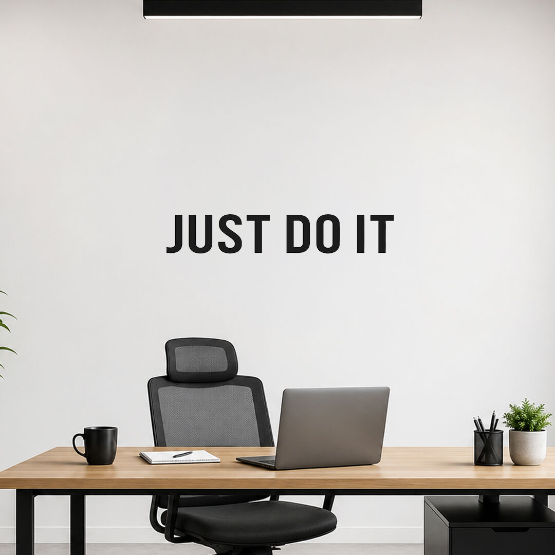 Just Do It Sadece Yap Motivasyon Duvar Sticker 30 cm
