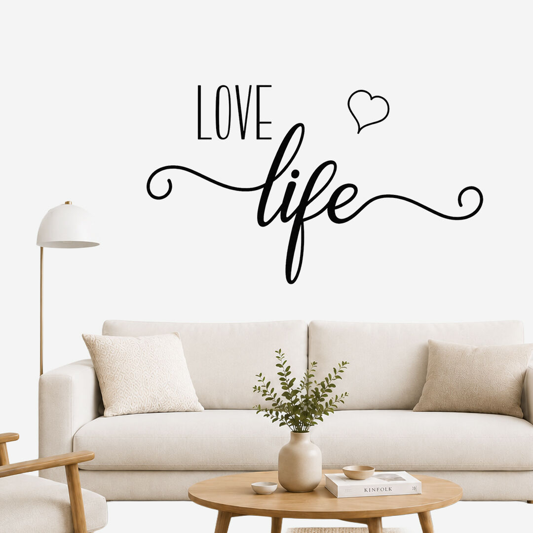 Love Life Duvar Sticker
