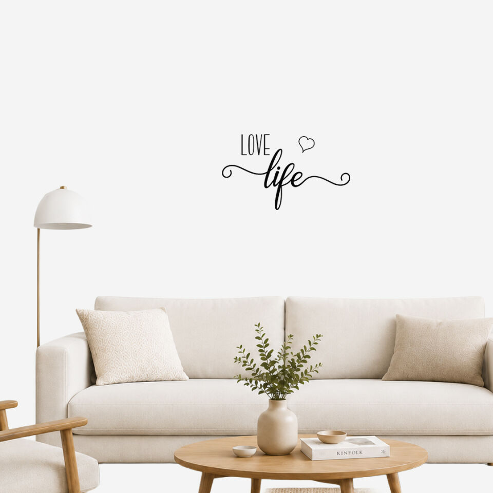 Love Life Duvar Sticker