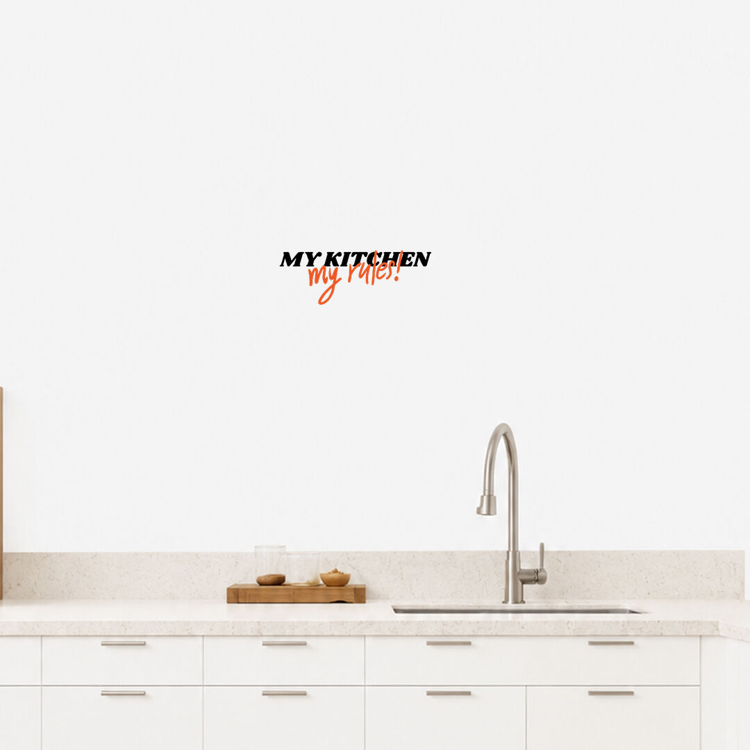 My Kitchen My Rules Duvar Sticker 30 cm