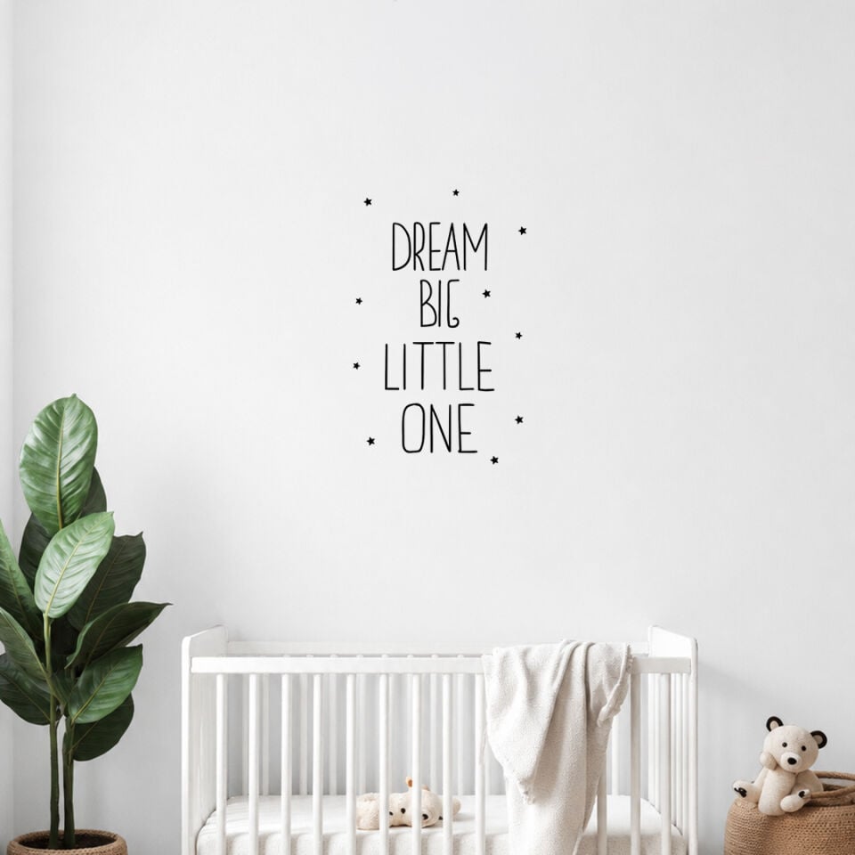 Dream Big Little One Duvar Sticker 60 cm