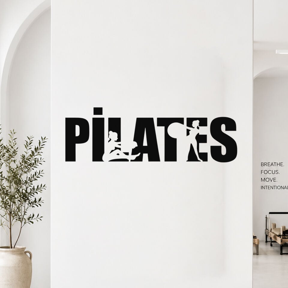Pilates Duvar Sticker 120 cm