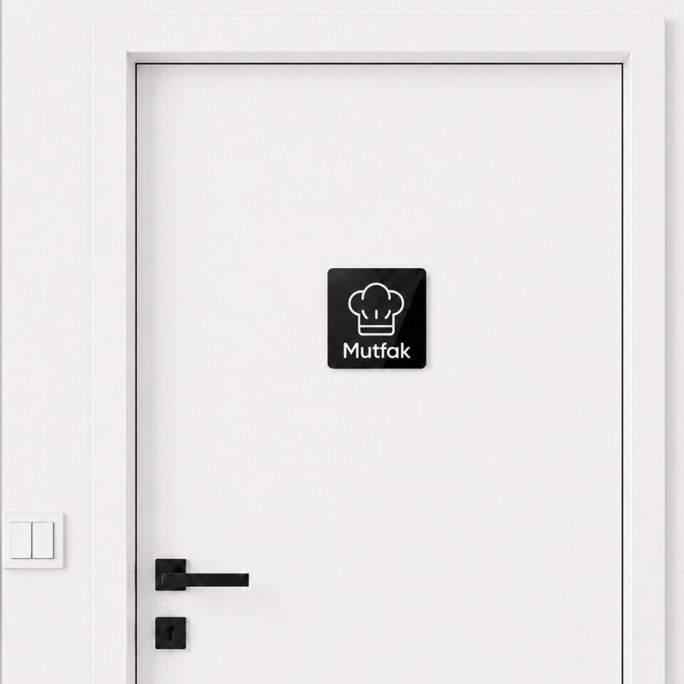 Mutfak Wc Kapı İsimliği