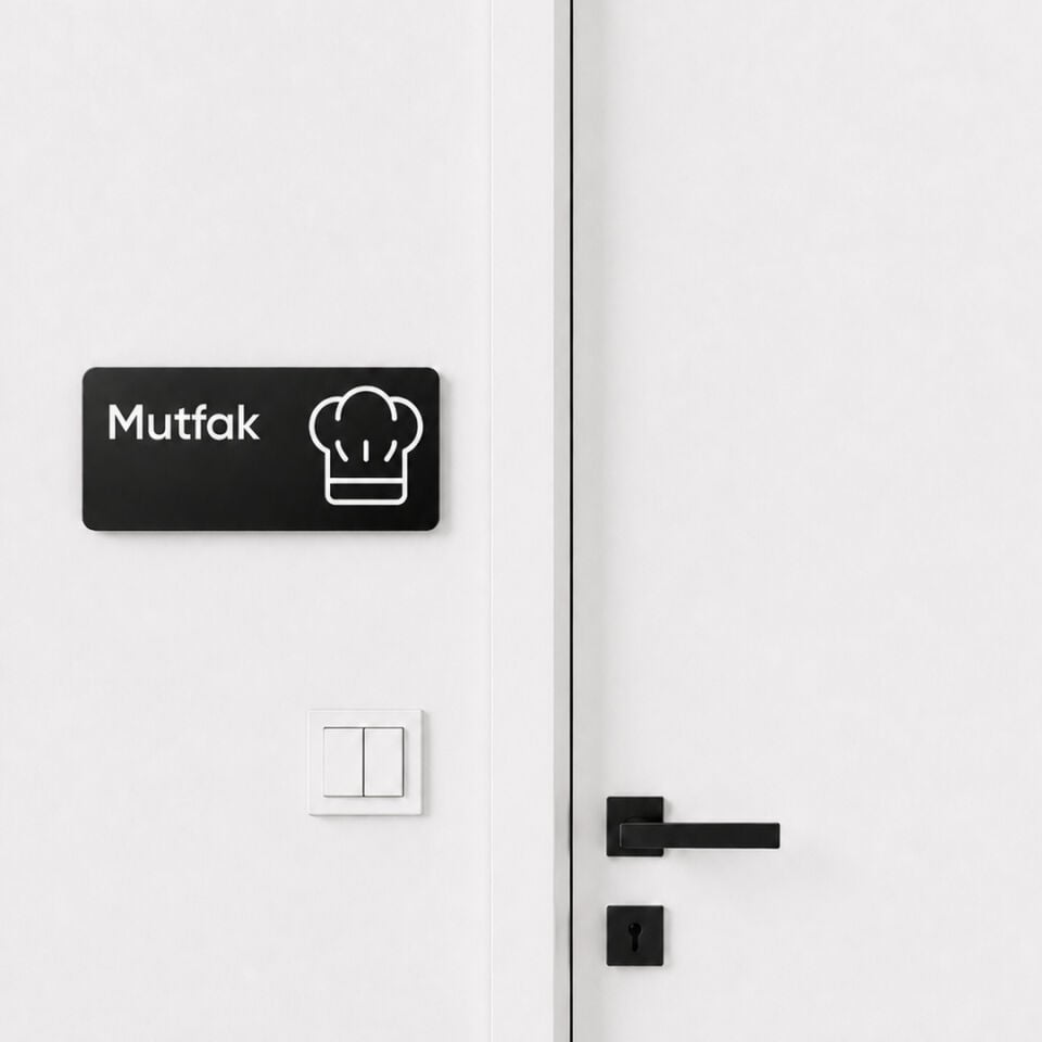 Mutfak Wc Kapı İsimliği