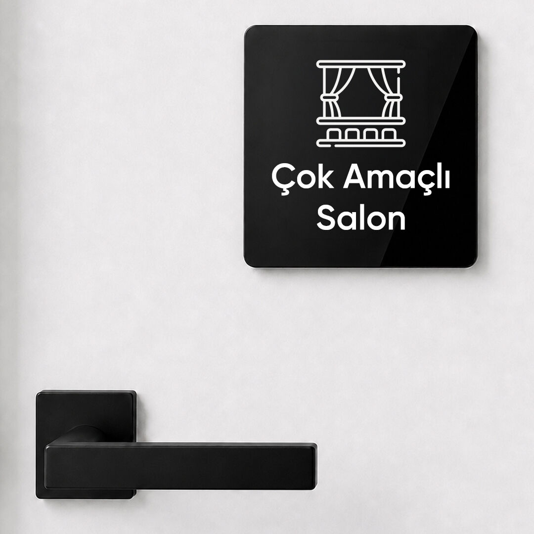 Çok Amaçlı Salon Kapı İsimliği