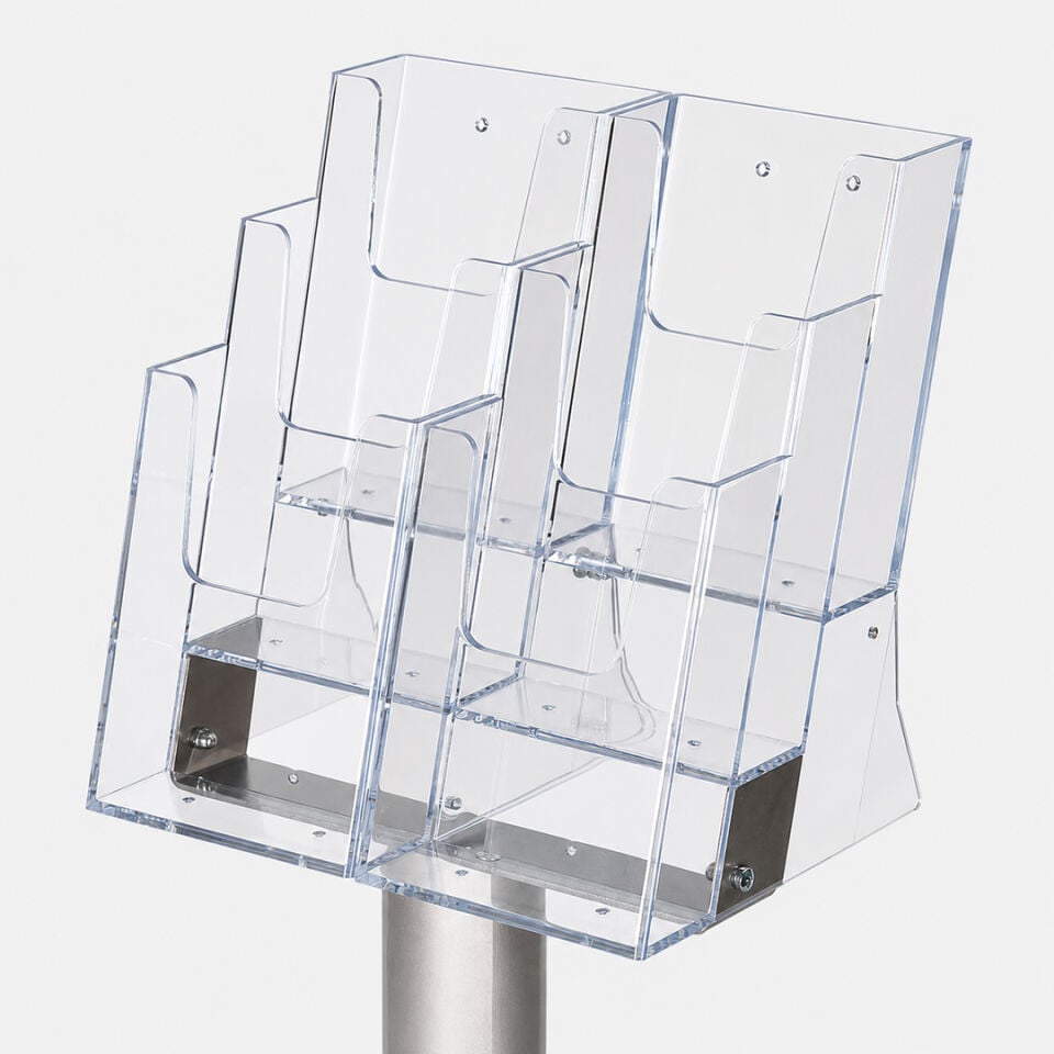 Pillar Broşür Standı 6x1/3A4 (10,5x21 cm)