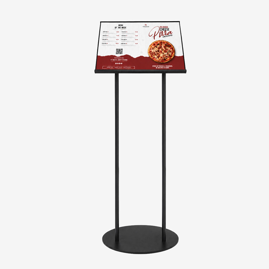 Restoran Önü Metal Menü Panosu