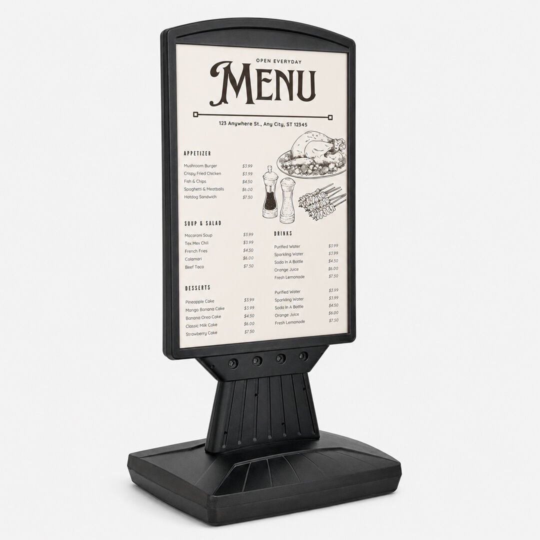 Master Sign Kaldırım Reklam Dubası