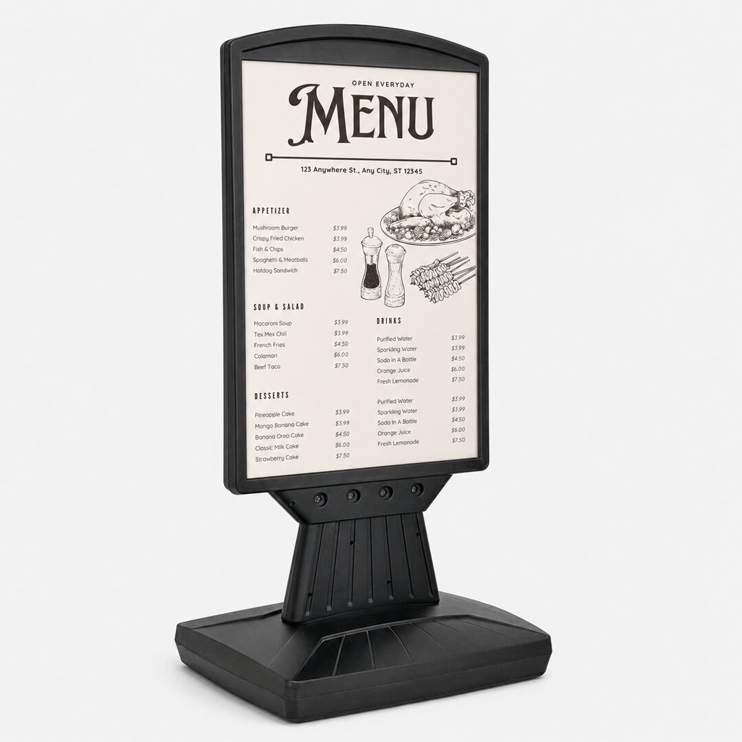 Master Sign Kaldırım Reklam Dubası