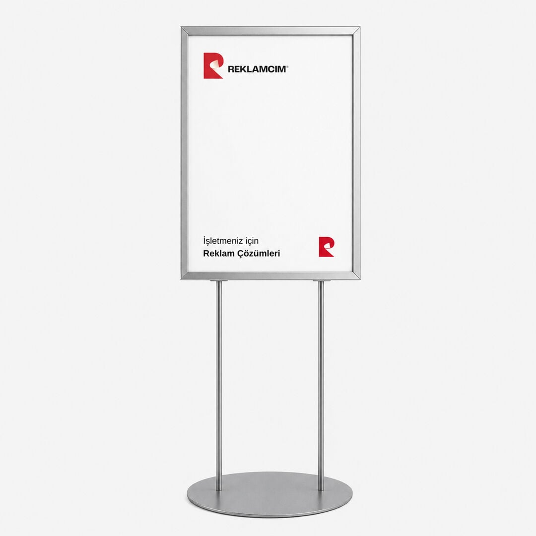 Oval Tabanlı Infoboard Poster Pano