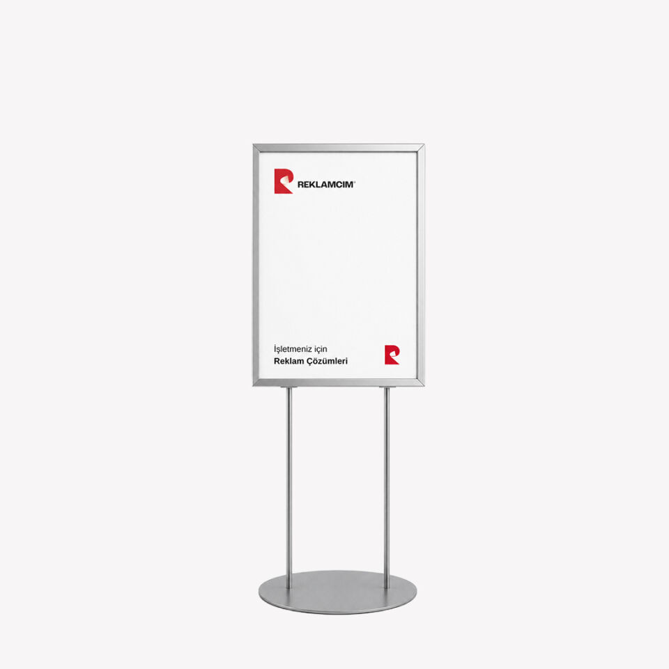 Oval Tabanlı Infoboard Poster Pano