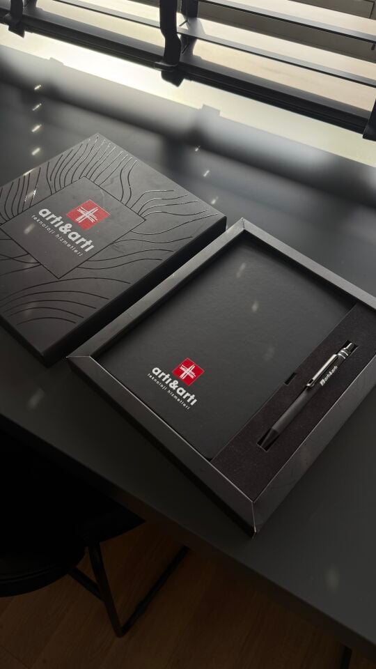 Termo Deri Defter & Kalem Seti